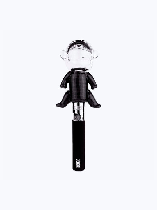 Artisan Money Man Glass Globe