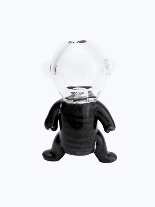 Artisan Money Man Glass Globe