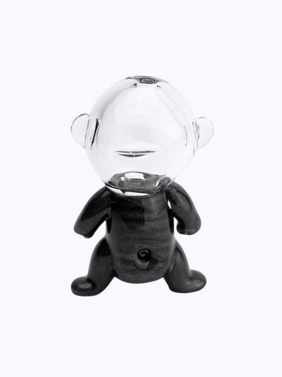 Artisan Money Man Glass Globe