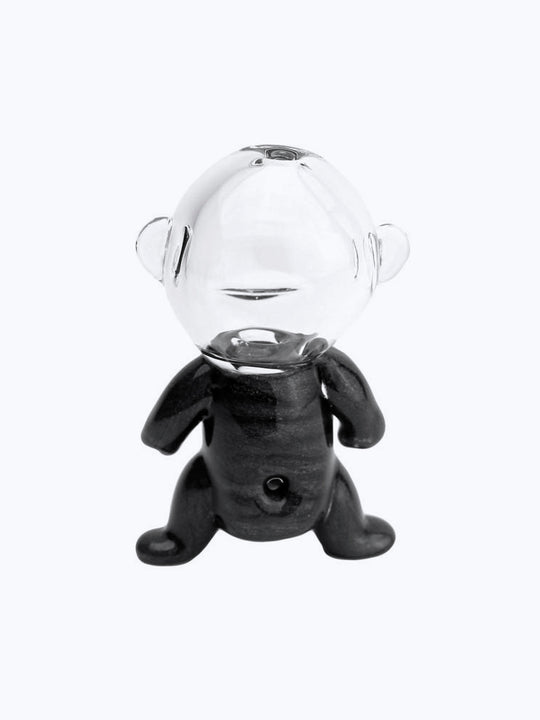 Artisan Money Man Glass Globe