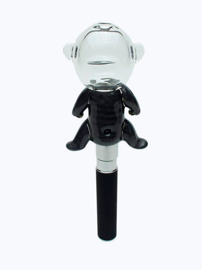 Artisan Money Man Glass Globe